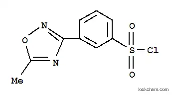 Molecular Structure of 10185-62-3 (3-(5-METHYL-1,2,4-OXADIAZOL-3-YL)BENZENESULFONYL CHLORIDE)