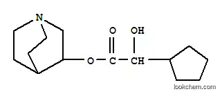 Molecular Structure of 101932-14-3 (1-azabicyclo[2.2.2]oct-3-yl cyclopentyl(hydroxy)acetate)