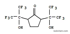 Molecular Structure of 101932-18-7 (2,5-bis(1,1,1,3,3,3-hexafluoro-2-hydroxypropan-2-yl)cyclopentanone)