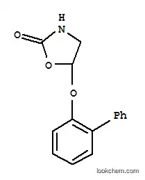 Molecular Structure of 101932-28-9 (5-(biphenyl-2-yloxy)-1,3-oxazolidin-2-one)