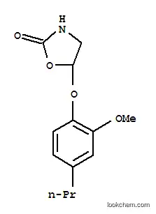 Molecular Structure of 101932-29-0 (5-(2-methoxy-4-propylphenoxy)-1,3-oxazolidin-2-one)