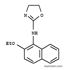 Molecular Structure of 101932-33-6 (N-(2-ethoxynaphthalen-1-yl)-4,5-dihydro-1,3-oxazol-2-amine)