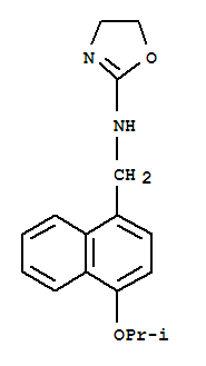 2-OXAZOLINE,2-((4-ISOPROPOXY-1-(NAPHTHYLMETHYL))AMINO)-