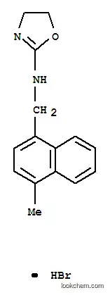 Molecular Structure of 101932-40-5 (N-[(4-methylnaphthalen-1-yl)methyl]-4,5-dihydro-1,3-oxazol-2-amine hydrobromide)