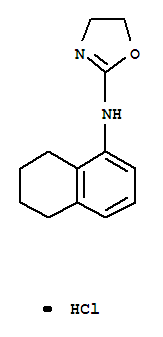2-Oxazolamine,4,5-dihydro-N-(5,6,7,8-tetrahydro-1-naphthalenyl)-, hydrochloride (1:1)