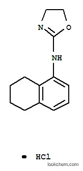 Molecular Structure of 101932-44-9 (N-(5,6,7,8-tetrahydronaphthalen-1-yl)-4,5-dihydro-1,3-oxazol-2-amine hydrochloride)