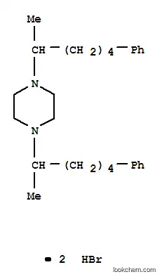 Molecular Structure of 101975-98-8 (1,4-bis(1-methyl-5-phenylpentyl)piperazine dihydrobromide)