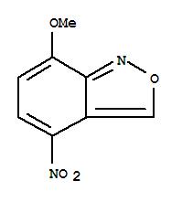 10202-98-9,2,1-Benzisoxazole,7-methoxy-4-nitro-,NSC 252119