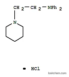 Molecular Structure of 102071-20-5 (N-phenyl-N-(2-piperidin-1-ylethyl)aniline hydrochloride)
