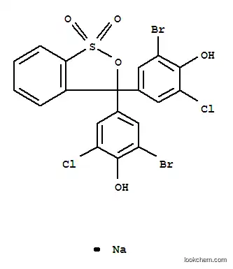 Molecular Structure of 102185-52-4 (Bromochlorophenol Blue sodium salt)