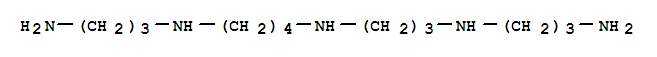 Molecular Structure of 102203-44-1 (1,4-Butanediamine,N1-(3-aminopropyl)-N4-[3-[(3-aminopropyl)amino]propyl]-)