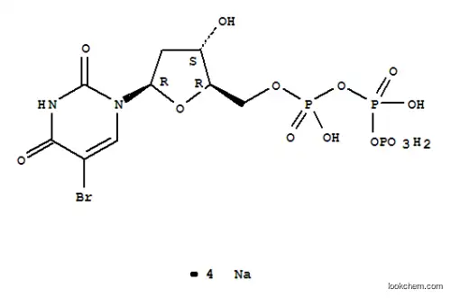 Molecular Structure of 102212-99-7 (5-BROMO-2'-DEOXYURIDINE 5'-TRIPHOSPHATE SODIUM SALT)