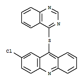 Acridine,2-chloro-9-(4-quinazolinylthio)-