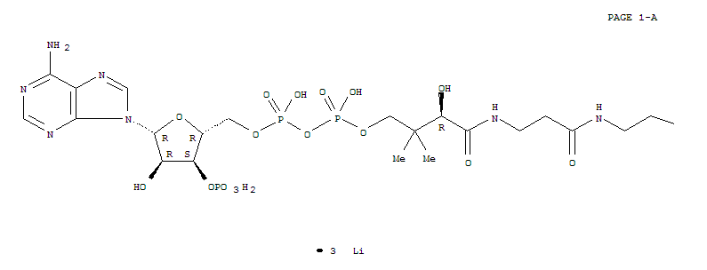 Coenzyme A,S-butanoate, trilithium salt (9CI)