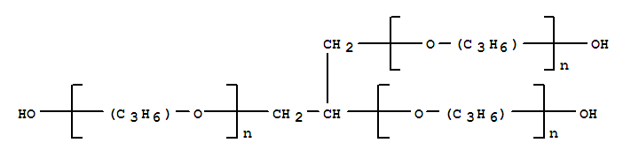 Molecular Structure of 102377-80-0 (Poly[oxy(methyl-1,2-ethanediyl)],a,a',a''-1,2,3-propanetriyltris[w-hydroxy-, 1,2-cyclohexanedicarboxylate (2:1))