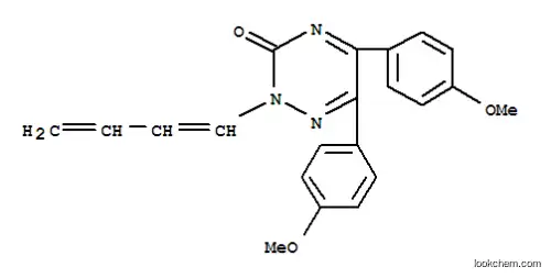 Molecular Structure of 102429-71-0 (2-[(1E)-buta-1,3-dien-1-yl]-5,6-bis(4-methoxyphenyl)-1,2,4-triazin-3(2H)-one)