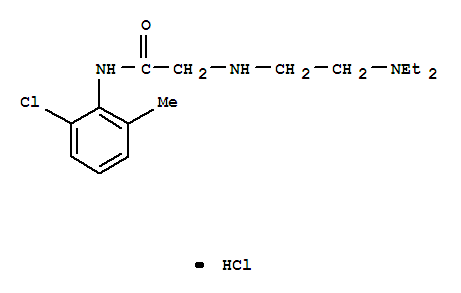 2-[[2-(2-chloro-6-methylanilino)-2-oxoethyl]amino]ethyl-diethylazaniumchloride