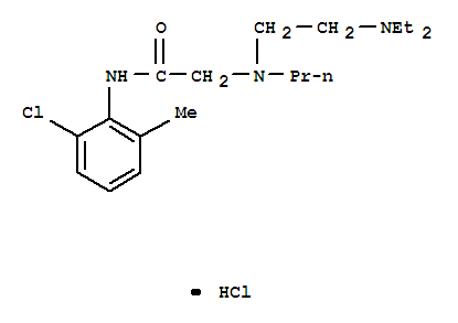 2-[[2-(2-chloro-6-methylanilino)-2-oxoethyl]-propylamino]ethyl-diethylazanium chloride