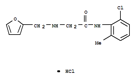 [2-(2-chloro-6-methylanilino)-2-oxoethyl]-(furan-2-ylmethyl)azaniumchloride