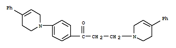102504-70-1,1-Propanone,3-(3,6-dihydro-4-phenyl-1(2H)-pyridinyl)-1-[4-(3,6-dihydro-4-phenyl-1(2H)-pyridinyl)phenyl]-,NSC 170460