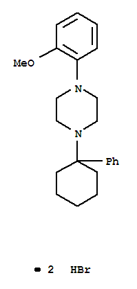 102517-06-6,Piperazine,1-(2-methoxyphenyl)-4-(1-phenylcyclohexyl)-, hydrobromide (1:2),Piperazine,1-(2-methoxyphenyl)-4-(1-phenylcyclohexyl)-, dihydrobromide (9CI)