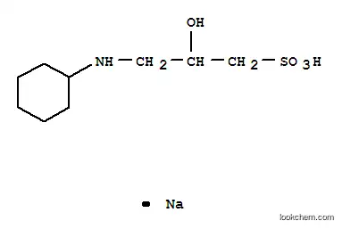 1-Propanesulfonic acid, 3-(cyclohexylamino)-2-hydroxy-, sodium salt (1:1)