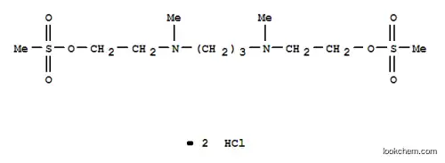 Molecular Structure of 10267-73-9 (6,10-dimethyl-2,2-dioxido-3-oxa-2lambda~6~-thia-6,10-diazadodecan-12-yl methanesulfonate dihydrochloride)