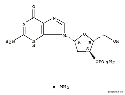 Molecular Structure of 102783-49-3 (2'-DEOXYGUANOSINE 3'-MONOPHOSPHATE AMMONIUM SALT)