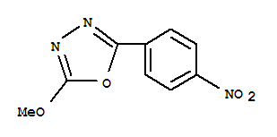 1,3,4-Oxadiazole,2-methoxy-5-(4-nitrophenyl)-