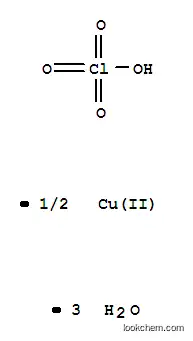 Molecular Structure of 10294-46-9 (COPPER(II) PERCHLORATE HEXAHYDRATE)
