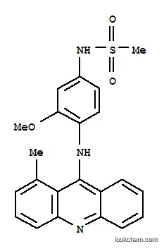 Molecular Structure of 102941-25-3 (1-methylamsacrine)