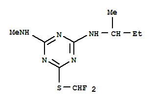 1,3,5-Triazine-2,4-diamine,6-[(difluoromethyl)thio]-N2-methyl-N4-(1-methylpropyl)-