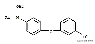 Molecular Structure of 103429-66-9 (N-(acetyloxy)-N-[4-(3-chlorophenoxy)phenyl]acetamide)