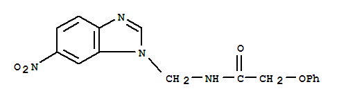 103706-81-6,N-[(6-nitro-1H-benzimidazol-1-yl)methyl]-2-phenoxyacetamide,