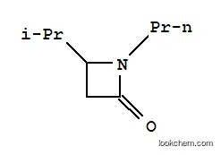 Molecular Structure of 103776-28-9 (2-Azetidinone,4-(1-methylethyl)-1-propyl-(9CI))