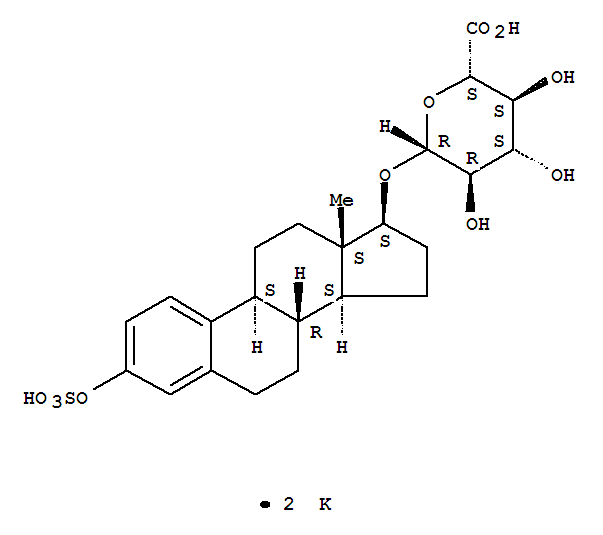 beta-Estradiol-3-sulfate-17-glucopyranosiduronic acid dipotassium salt(10392-35-5)