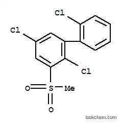 Molecular Structure of 104085-98-5 (1,1'-Biphenyl,2,2',5-trichloro-3-(methylsulfonyl)-)