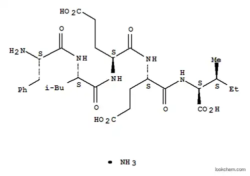 Molecular Structure of 104180-31-6 (PHE-LEU-GLU-GLU-ILE AMMONIUM)