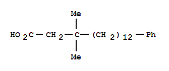 15-Phenyl-3,3-dimethyl-pentadecanoic acid