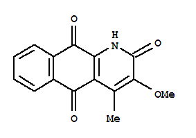 104696-15-3,Benzo[g]quinoline-2,5,10(1H)-trione,3-methoxy-4-methyl-,Dielsiquinone
