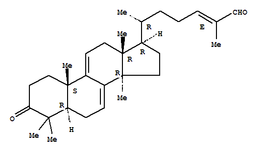 (24E)-3-Oxo-5α-lanosta-7,9(11),24-triene-26-al
