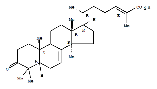 (24E)-3-Oxo-5α-lanosta-7,9(11),24-trien-26-oic acid