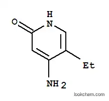 Molecular Structure of 104885-51-0 (2(1H)-Pyridinone,4-amino-5-ethyl-(9CI))