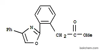 Molecular Structure of 104907-36-0 (methyl [2-(4-phenyl-1,3-oxazol-2-yl)phenyl]acetate)