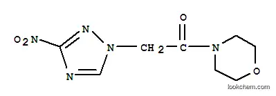 Molecular Structure of 104958-84-1 (Ethanone,1-(4-morpholinyl)-2-(3-nitro-1H-1,2,4-triazol-1-yl)-)
