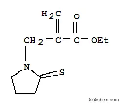 1-Pyrrolidinepropanoic  acid,  -alpha--methylene-2-thioxo-,  ethyl  ester