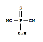 Molecular Structure of 105666-75-9 (Phosphorodicyanidoselenothioicacid (9CI))