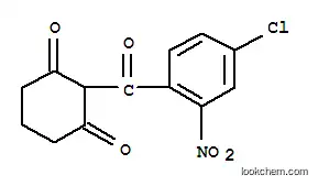 Molecular Structure of 105693-10-5 (2-(4-chloro-2-nitrobenzoyl)cyclohexane-1,3-dione)