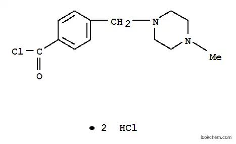 Molecular Structure of 106261-64-7 (4-(4-Methylpiperazinylmethyl)benzoyl chloride dihydrochloride)