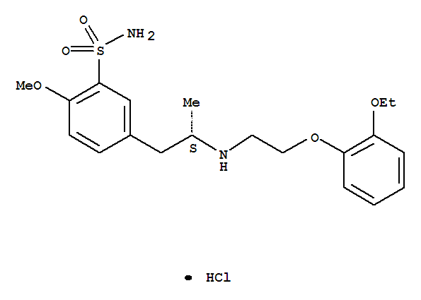 Benzenesulfonamide,5-[(2S)-2-[[2-(2-ethoxyphenoxy)ethyl]amino]propyl]-2-methoxy-, hydrochloride(1:1)